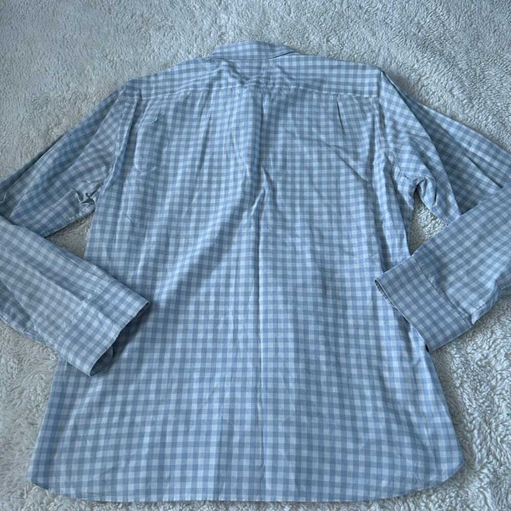 Bonobos Men Slim Fit Long Sleeve Blue Plaid Cotton Sz L Office Business Workwear - Picture 3 of 6